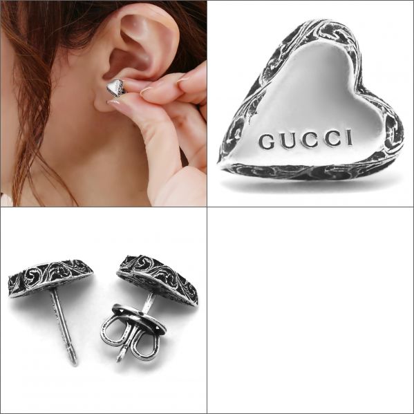 GUCCI グッチ ピアス アクセサリー レディース ハート