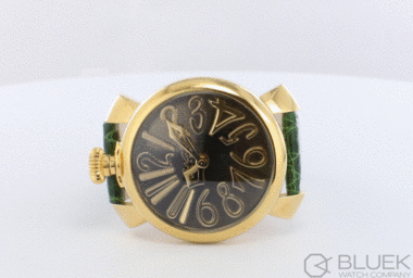 新品】ガガミラノ マヌアーレ40mm ミラー 世界限定500本 ユニセックス  :GAG5223MIR01GR:ブルークウォッチカンパニー 通販 