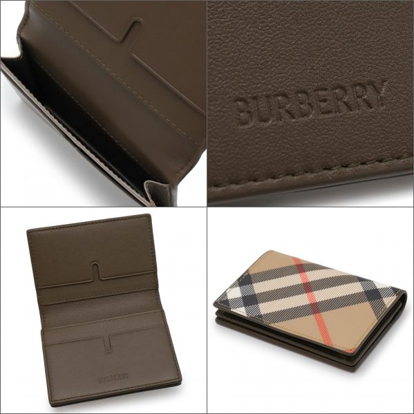 BURBERRY バーバリー 名刺入れ/カードケース メンズ フリント