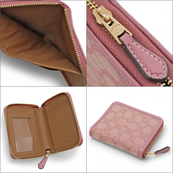 COACH 二つ折り財布（札入れ） トゥルーピンク レディース CH389 コーチ 二つ折り財布（札入れ）/ミニ財布 財布 レディース