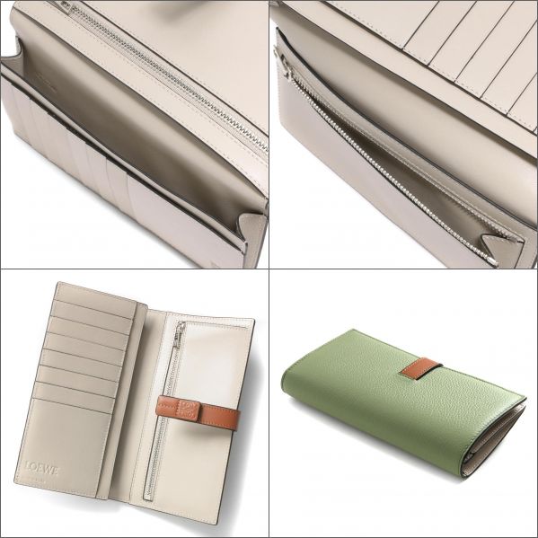 LOEWE（ロエベ） 長財布 財布 レディース バーティカル ラージ ローズ