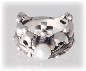 6月誕生石パールのベビーリング