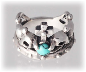 12月誕生石ターコイズのベビーリング