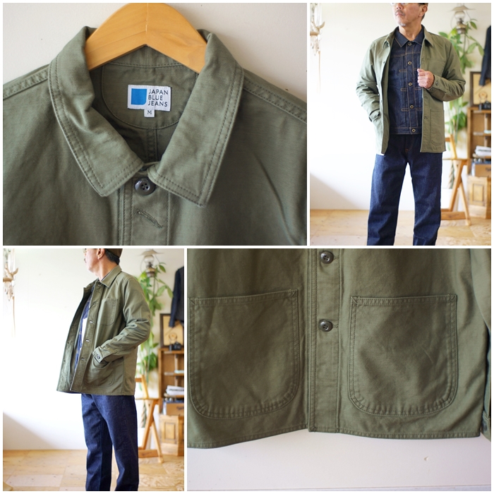 JAPAN BLUE JEANS モッズコート Sサイズ オリーブグリーン JAPAN BLUE JEANS ジャパンブルージーンズ ミリタリー アーミー