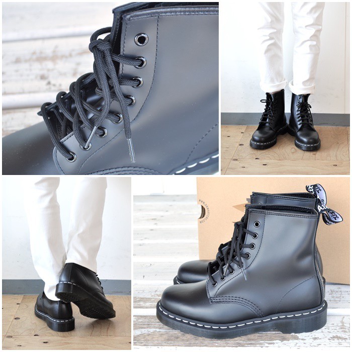 Dr.Martens ドクターマーチン 8ホールブーツ ホワイトステッチ