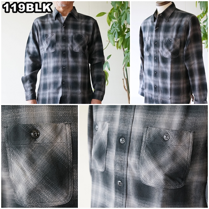 SUGAR CANE sugarcane シュガーケーン ツイルワークシャツ ネルシャツ