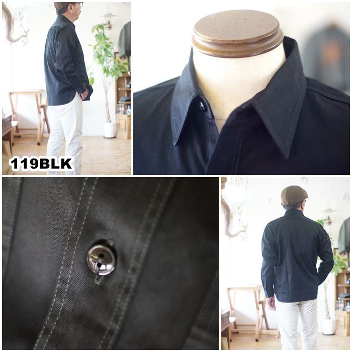 バズリクソン　ヘリンボーン　ワークシャツ　長袖シャツ　ミリタリーシャツ BUZZ RICKSON'S バズリクソンズ 長袖|ヘリンボーンワークシャツ