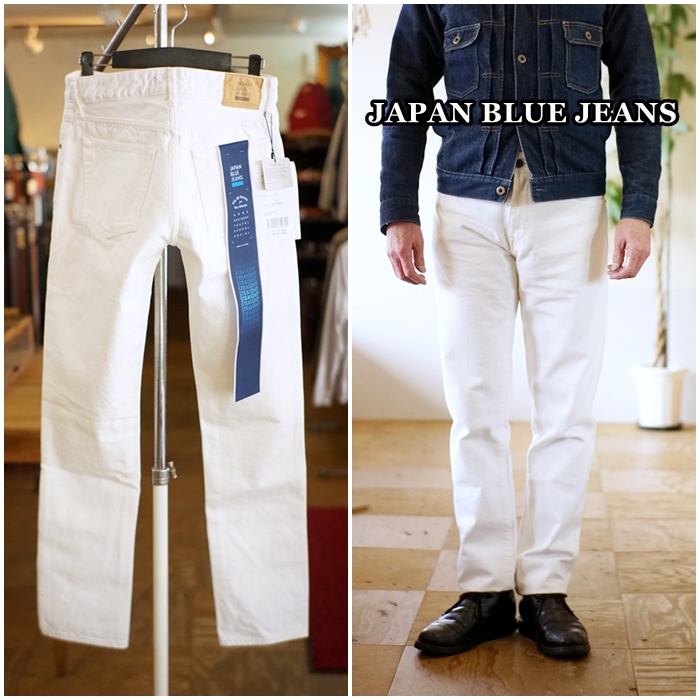 CALIF. Japan Blue jeansホワイトデニムパンツ JAPAN BLUE JEANS（ジャパンブルージーンズ） J370 ストレートモデル