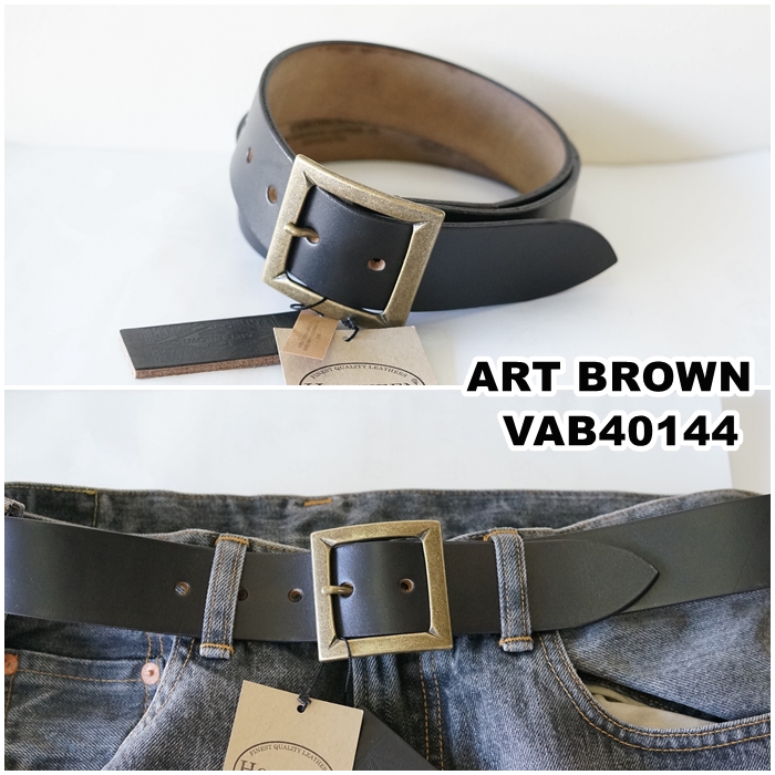 ART BROWN（アートブラウン） レザーベルト 40144 本革 クロムエクセル