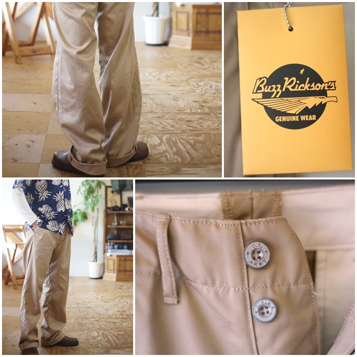 バズリクソンズ BUZZ RICKSONS チノパンツ M43035　 34 BUZZ RICKSON'S バズリクソンズ RICKSON TOYO 43035 チノパンツ