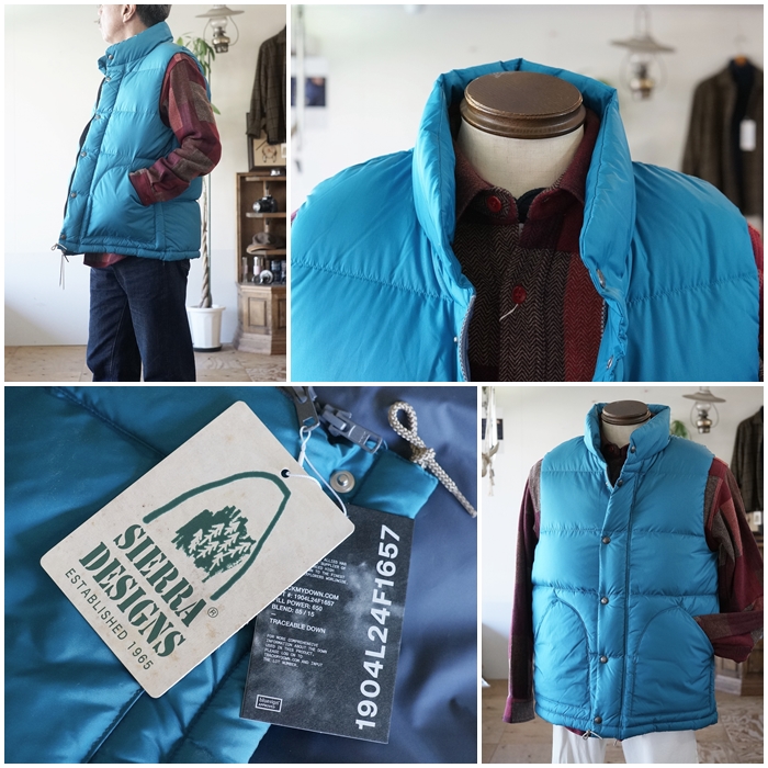 SIERRA DESIGNS（シエラデザインズ） ZIP DOWN VEST ジップダウン