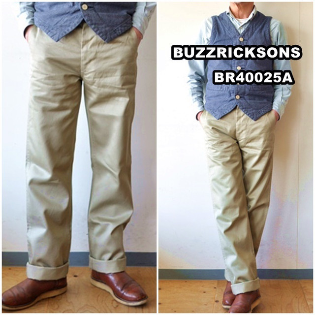 バズリクソンズ　BUZZRICKSONS　 チノパンツ　40025 34 fit=scale-down,w=1200