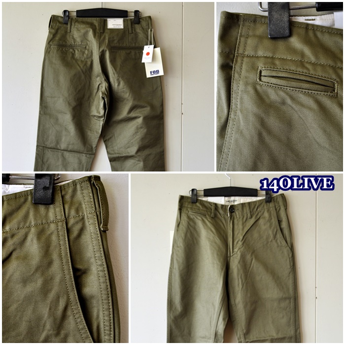 FOB FACTORY エフオービーファクトリー ウエポンチノ ナロー