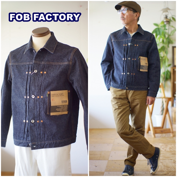 美品 FOB FACTORY Gジャン 2ndタイプ デニムジャケット Mサイズ FOB FACTORY エフオービーファクトリー （FOBファクトリー） G