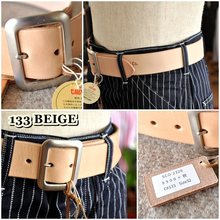 SUGAR CANE ベルト　36インチ SUGAR CANE シュガーケーン ベルト STUDS GARRISON BELT