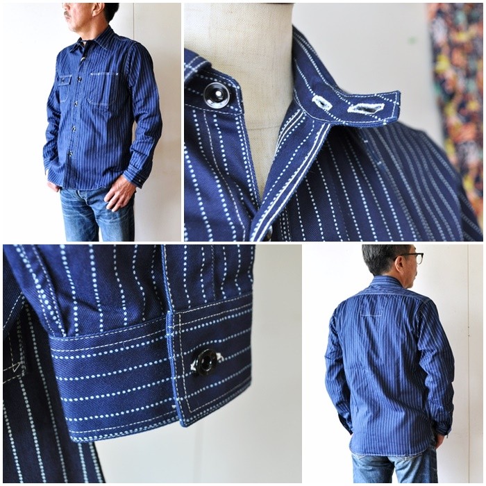 楽天市場】シュガーケーン SUGAR CANE フィクションロマンス SC25551A 8.5oz ウォバッシュ ストライプ ワークシャツメンズ |  ヒノヤ HINOYA : ヒノヤ
