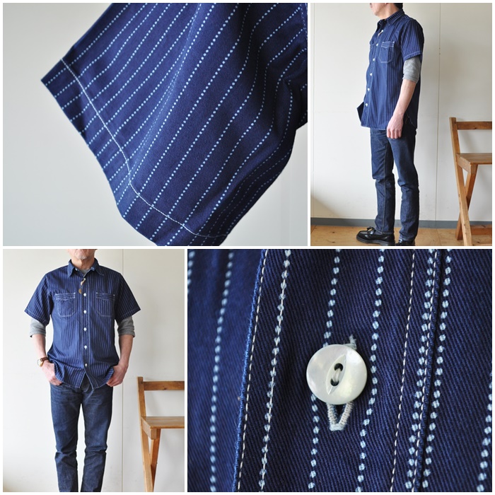 SUGAR CANE シュガーケーン ウォバッシュ 半袖シャツ 36267 東洋