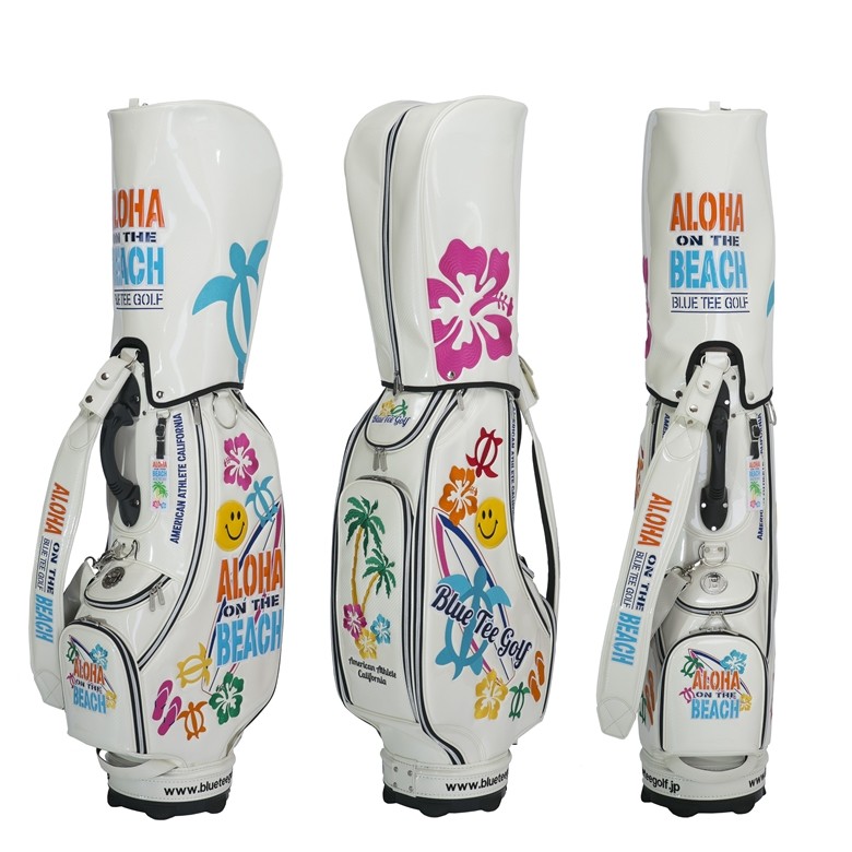 BLUE TEE GOLF 【ALOHA ON THE BEACH カートキャディーバッグ 】9型