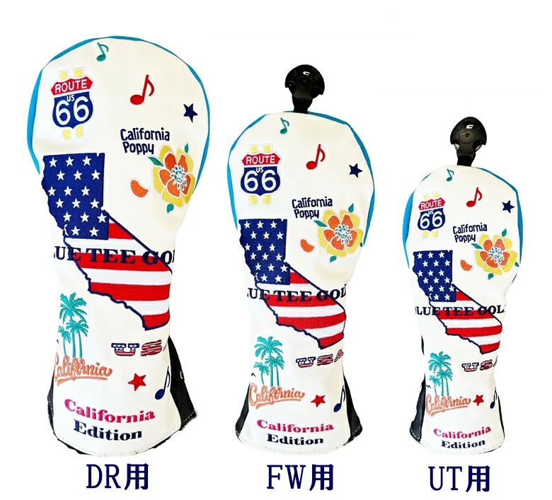 最新モデル BLUE TEE GOLF California 【 ROUTE66 カリフォルニア