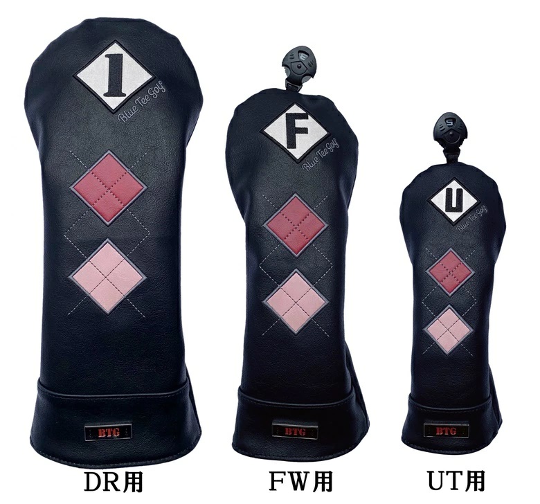 新製品　ブルーティーゴルフ【アーガイル CLASSIC】キャットハンド　ヘッドカバー各種　BLUE TEE GOLF |  | 03