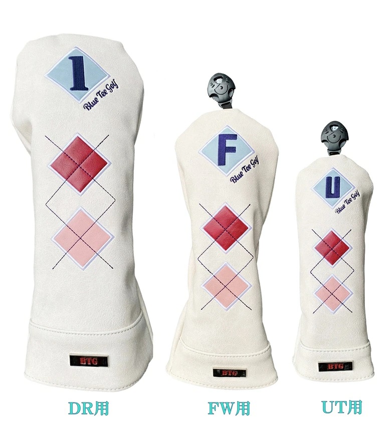 新製品　ブルーティーゴルフ【アーガイル CLASSIC】キャットハンド　ヘッドカバー各種　BLUE TEE GOLF |  | 02