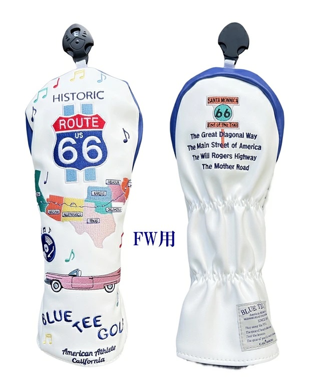 最新モデル BLUE TEE GOLF California 【 ROUTE66 ヒストリックカー