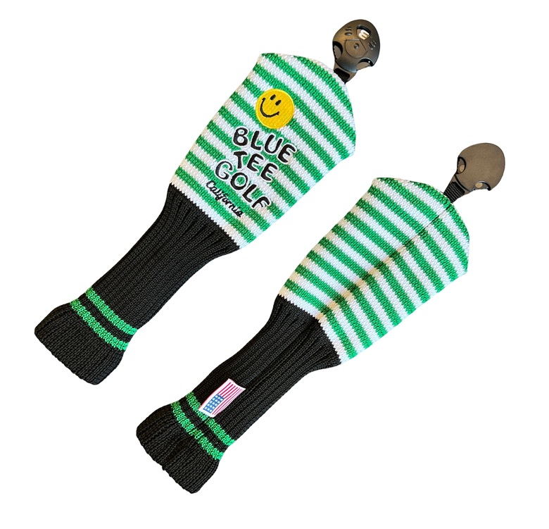 確認用！BLUE TEE GOLF★ゴルフキャップ 未使用・新品 人気 激カワ 新製品【ネコポス便対応】BLUE TEE GOLF【NEWカリフォルニアストライプ