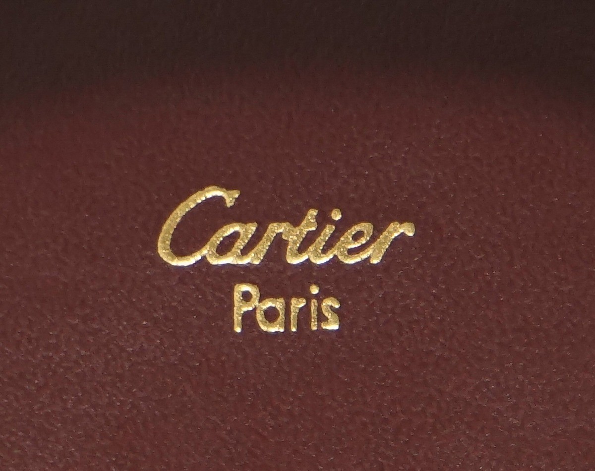 財布 Cartier カルティエ マストライン ショッピング マスト ドゥ コインパース ボルドー K コインケース カーフ L レザー 小銭入れ