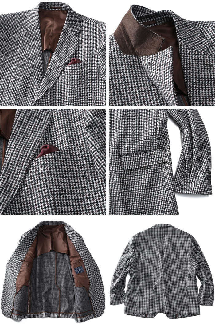 Sartoria Bellini 大きいサイズ メンズ SARTORIA BELLINI 千鳥柄 Sartoria Bellini 大きいサイズ メンズ SARTORIA BELLINI 千鳥柄