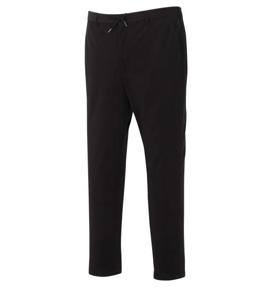 大きいサイズ メンズ TETE HOMME フィルサーモトリコット シャーリング ドロー パンツ ブラック 1274-3385-2 3L 4L 5L 6L TETE HOMME 大きいサイズ メンズ フィルサーモトリコット シャーリング