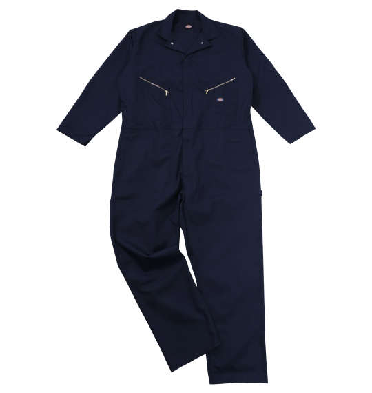 大きいサイズ メンズ DICKIES 48799 長袖 カバーオール ダークネイビー
