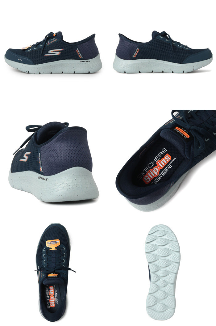 大きいサイズ メンズ SKECHERS スケッチャーズ シューズ スニーカー GO WALK FLEX-100% WATERPROOF 216330 SKECHERS（スケッチャーズ） 大きいサイズ メンズ シューズ スニーカー