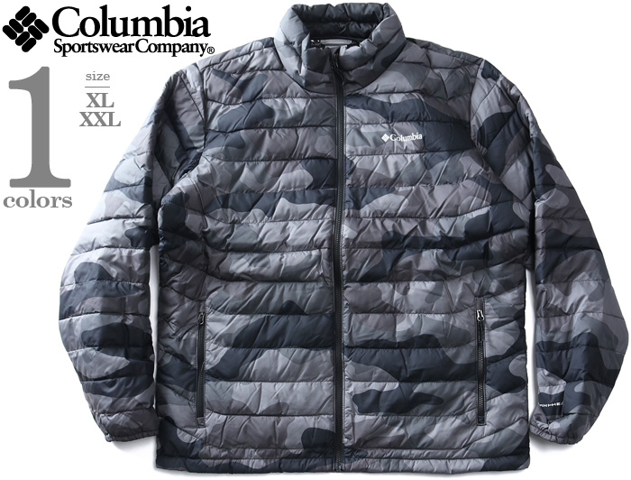 Columbia（コロンビア） 大きいサイズ メンズ 迷彩柄 フルジップ 中綿