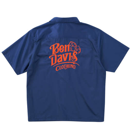 大きいサイズ メンズ BEN DAVIS エンブロイダリー ワーク 半袖 シャツ
