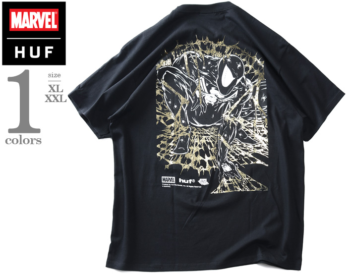 HUF（ハフ） 大きいサイズ メンズ x MARVEL マーベル スパイダーマン