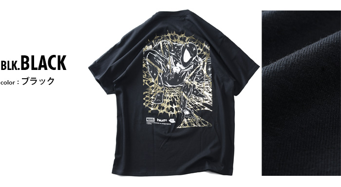 HUF（ハフ） 大きいサイズ メンズ x MARVEL マーベル スパイダーマン