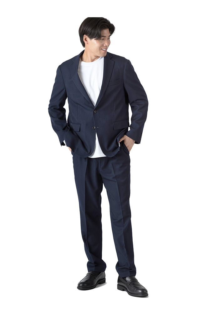 大きいサイズ メンズ SARTORIA BELLINI TEXIMA セットアップ サージ