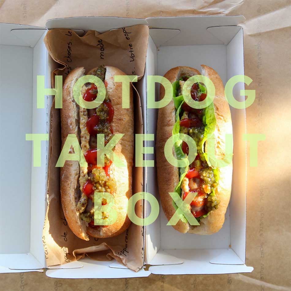 テイクアウト 容器 takeout お持ち帰り おしゃれ エコ 再生クラフト ホットドッグボックス HOTDOG 300枚入