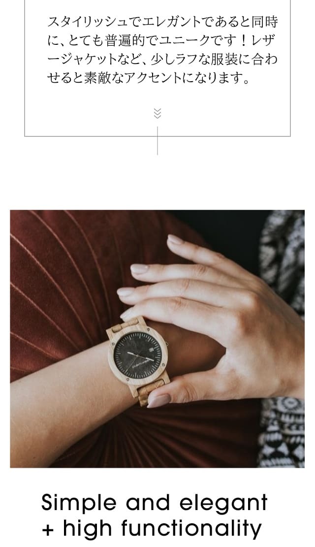 木製腕時計 メンズ レディース plantwear Rawシリーズ Oak Wooden