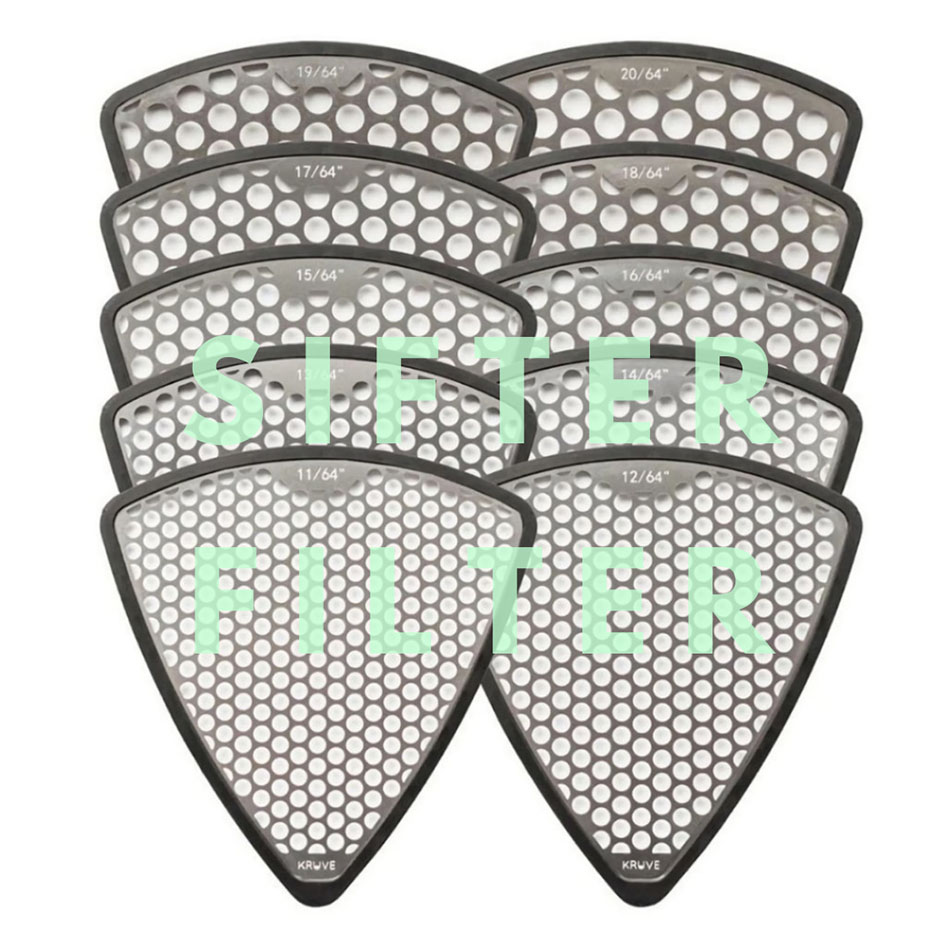 KURUVE BEAN Sieves SIFTER シフター 追加フィルター 10枚 黒 ダブル