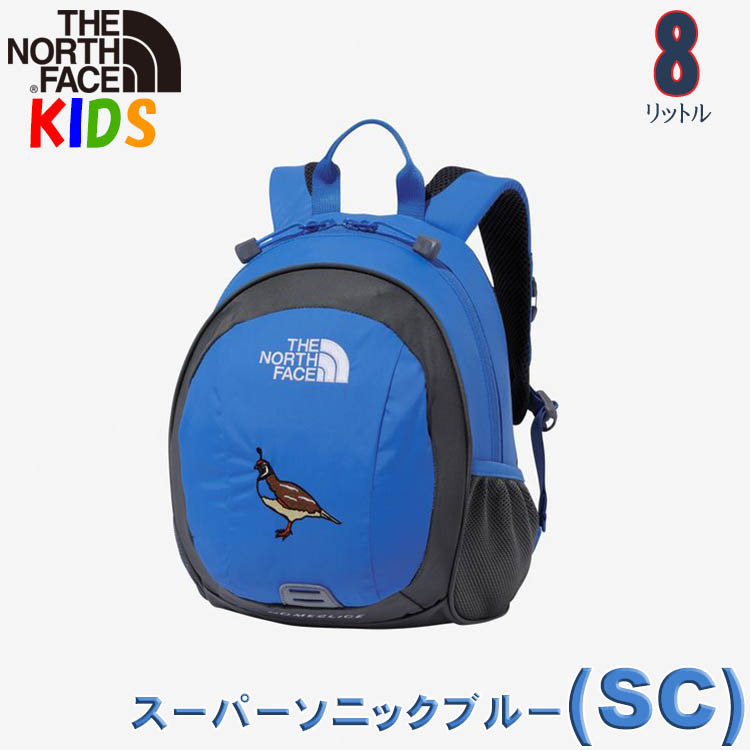 ノースフェイス キッズ リュック 2-4歳 8L ホームスライスNorth Face 出産祝い男の子女の子未就学児バッグ通園用アウトドアブランド子供用