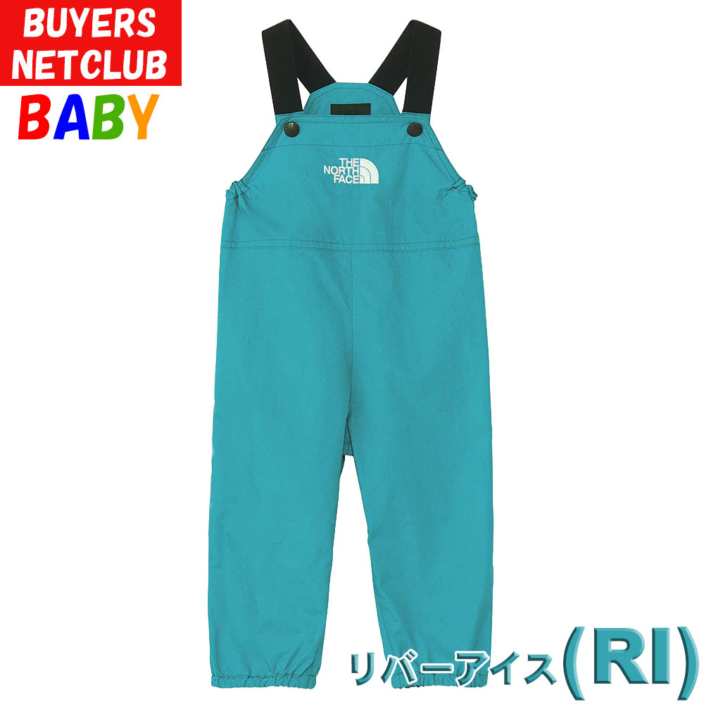 THE NORTH FACE ベビーオーバーオール　90 THE NORTH FACE ノースフェイス スウェット オーバーオール NBB32401
