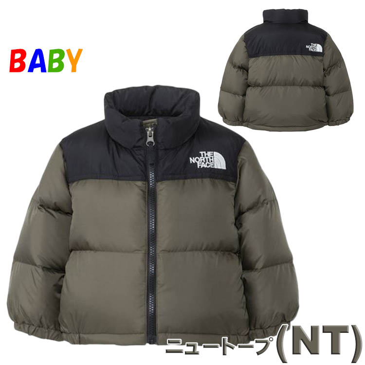 ザ・ノース・フェイス ベビー ダウンジャケット 80-90cm ヌプシ North Face 出産祝い 男の子 女の子 アウター 長袖 無地 防寒  雪遊び