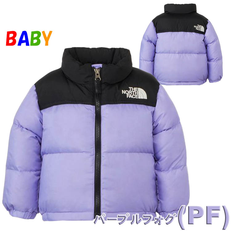 ザ・ノース・フェイス ベビー ダウンジャケット 80-90cm ヌプシ North Face 出産祝い 男の子 女の子 アウター 長袖 無地 防寒  雪遊び