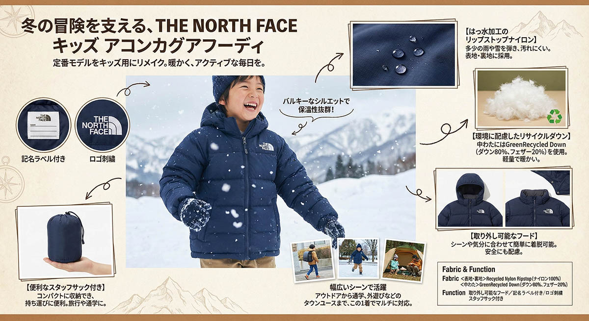 THE NORTH FACE（ザ ノースフェイス） キッズ ダウンジャケット 100
