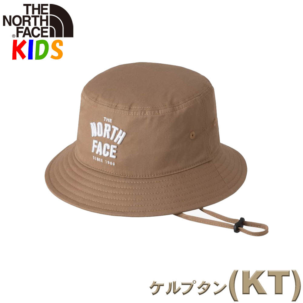 ノースフェイス キッズ帽子 47-56cm メッセージ 男の子 女の子 キャンプ 安全設計 ハット ...