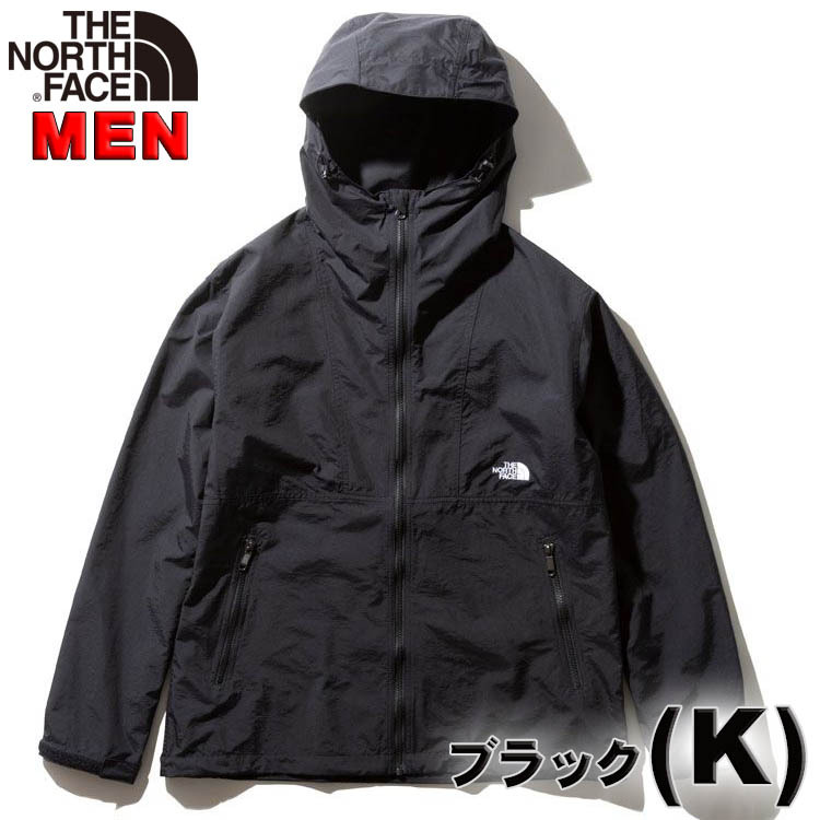 ノースフェイス　コンパクトジャケット　ブラック メンズXL スタッフサック付き WEB限定】＜ THE NORTH FACE ＞ Compact コンパクト ジャケット