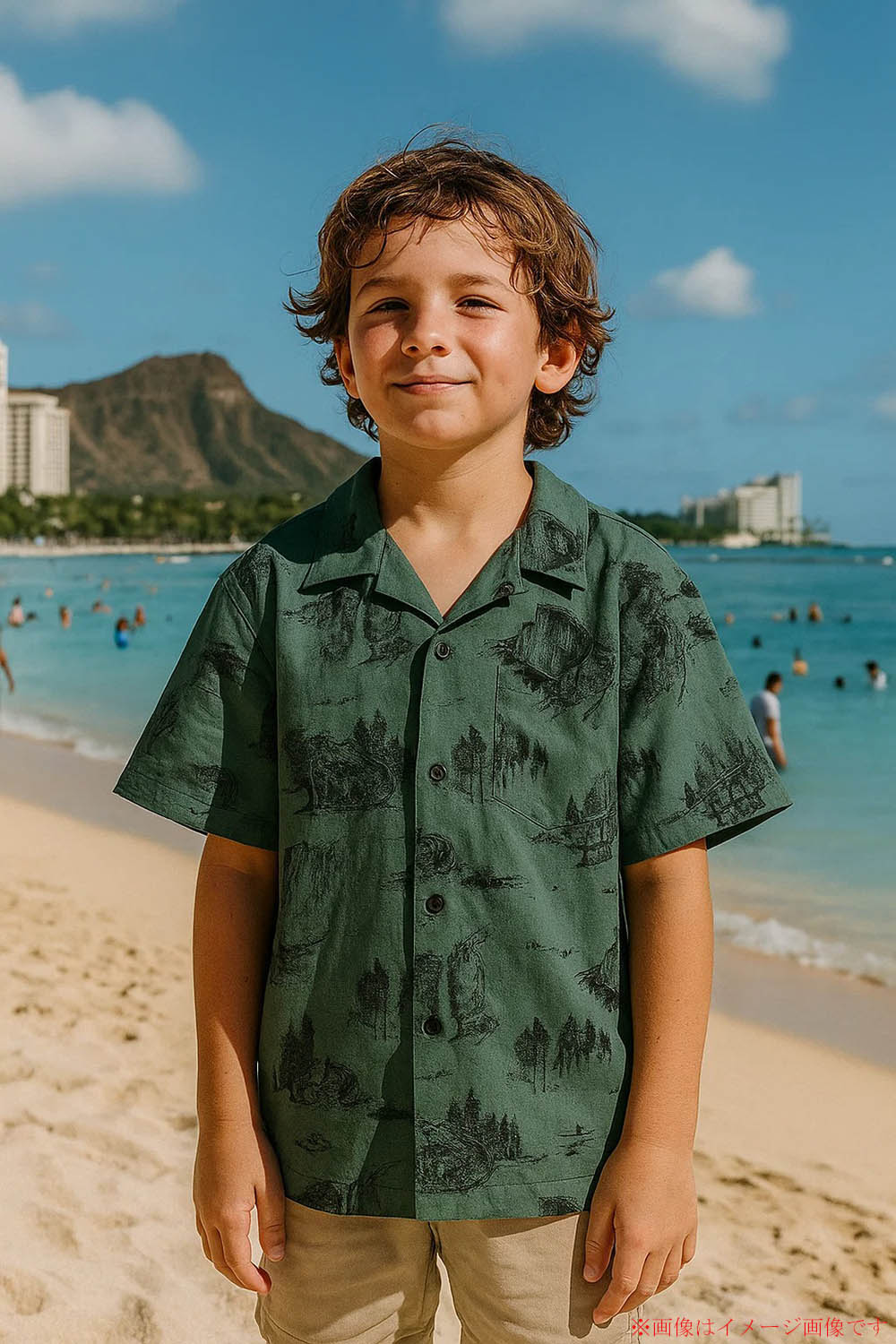 The North Faceアロハシャツ ヒョウ柄上下セット130 cm THE NORTH FACE/ザ・ノース・フェイス S/S Aloha Vent Shirt