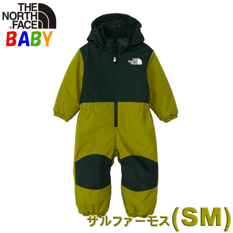 ノースフェイス ベビー用 スノーワンピース 80-100cm North Face スキースノーボード防水アウター 雪遊び 男の子女の子