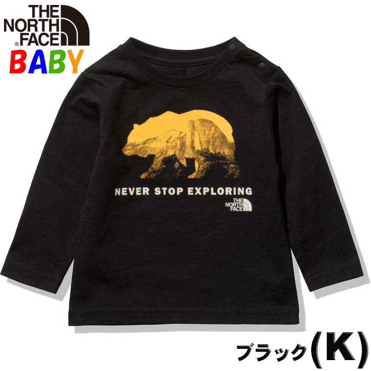 ノースフェイス ベビーTシャツ グラフィック 80-90cm オーガニックコットン使用 半袖 男の子...